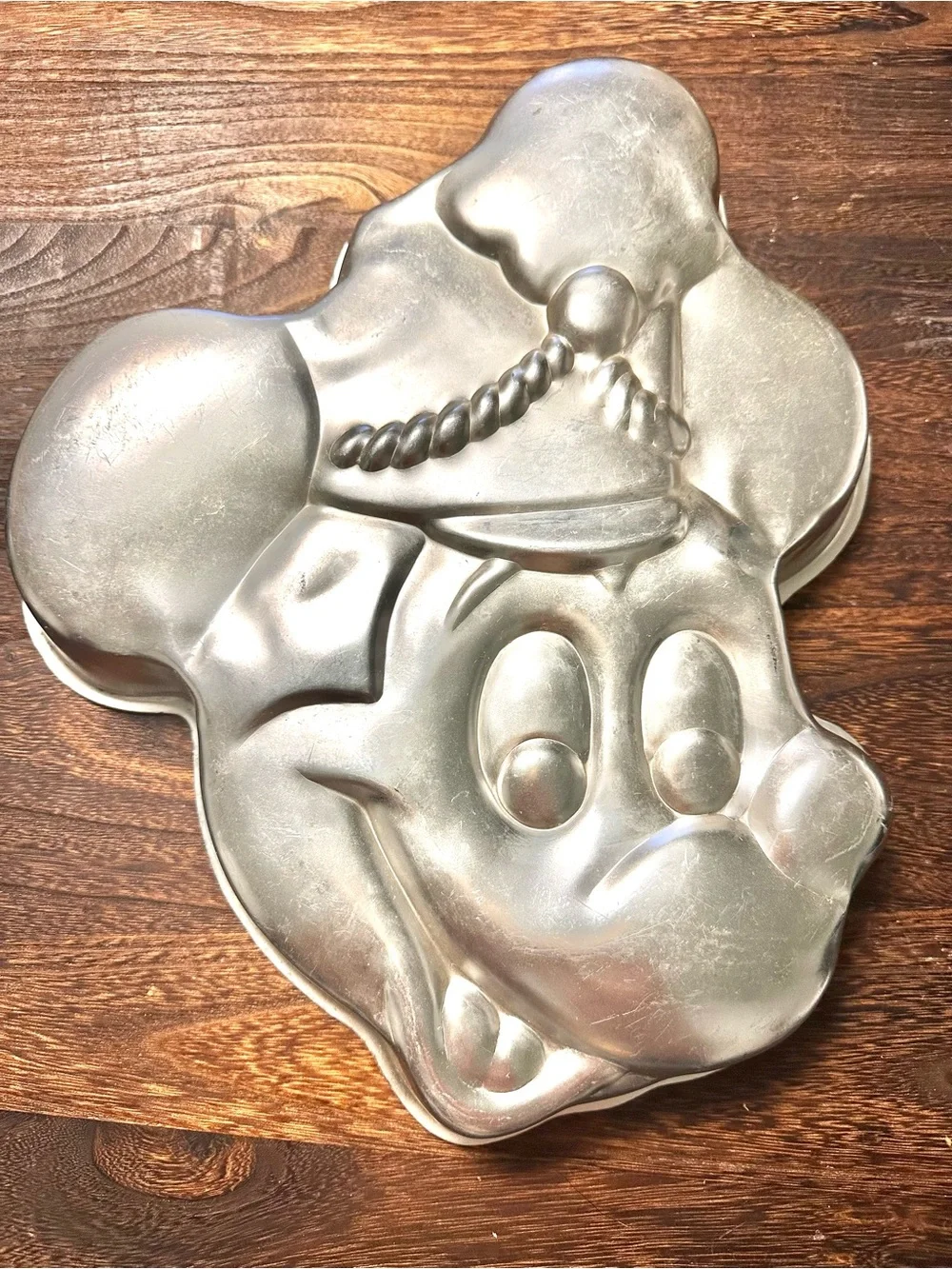 Vintage Walt Disney / Wilton Drum Major Mickey Mouse and Pluto Cake Pan Set